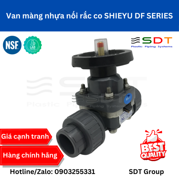 Van màng nhựa nối rắc co SHIEYU DF SERIES