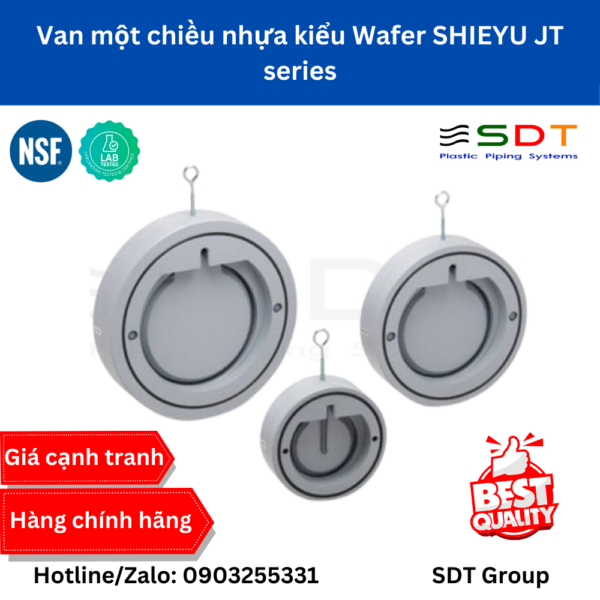 Van một chiều nhựa kiểu Wafer SHIEYU JT series