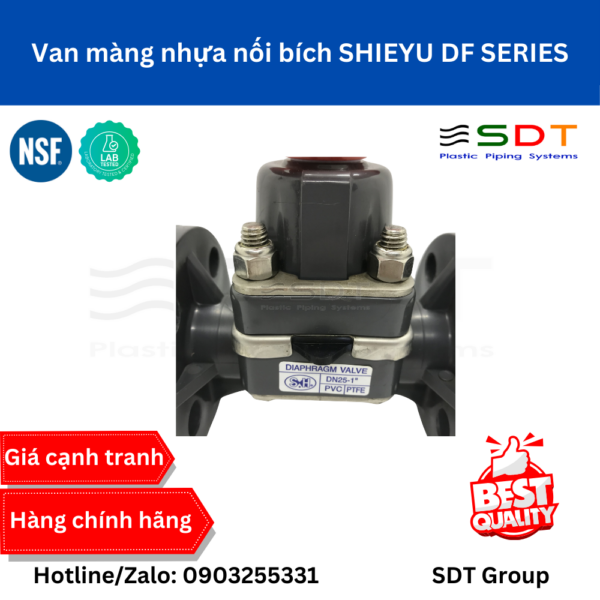 Van màng nhựa nối bích SHIEYU DF SERIES