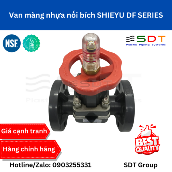 Van màng nhựa nối bích SHIEYU DF SERIES