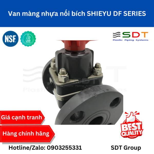 Van màng nhựa nối bích SHIEYU DF SERIES