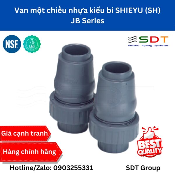 Van một chiều nhựa kiểu bi SHIEYU (SH) - JB Series