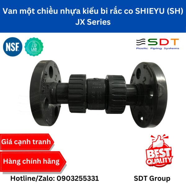 Van một chiều nhựa kiểu bi rắc co SHIEYU (SH) - JX Series