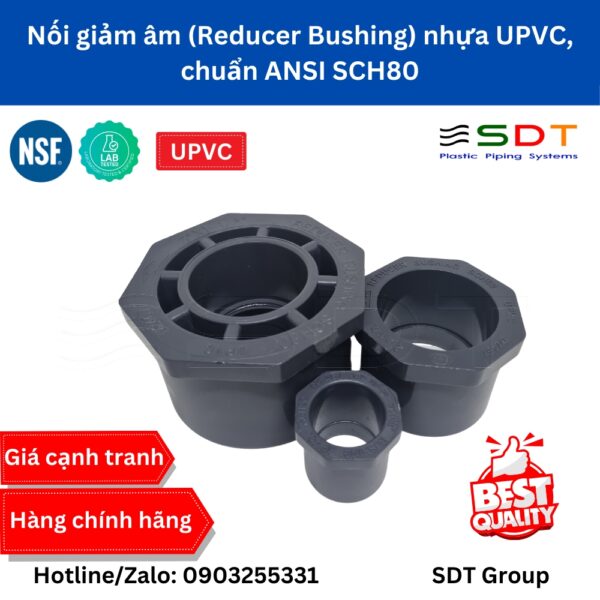 Nối giảm nhựa UPVC SCH80 - SHIEYU (DFP)