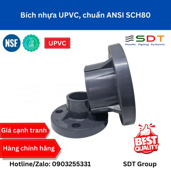 Bích nhựa UPVC chuyển đổi ANSI-JIS - SHIEYU (DFP)