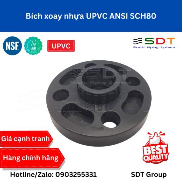 Bích xoay nhựa UPVC SCH80 - SHIEYU (DFP)