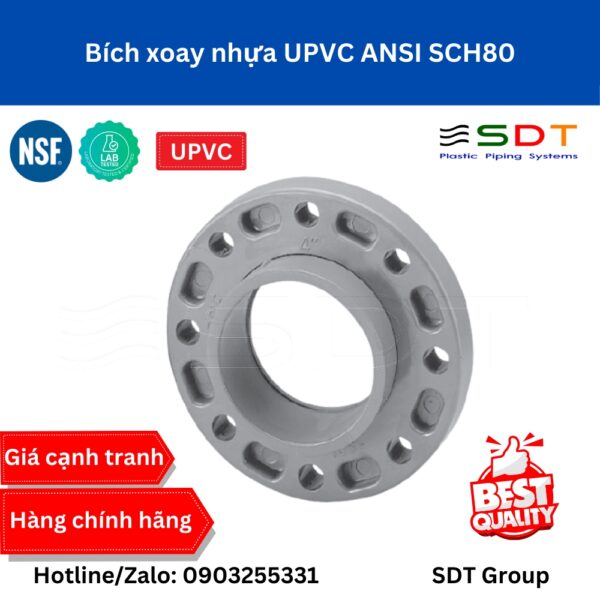 Bích xoay nhựa UPVC SCH80 - SHIEYU (DFP)
