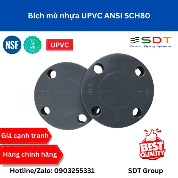 Bích mù nhựa UPVC ANSI - SHIEYU (DFP)