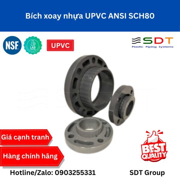 Bích xoay nhựa UPVC SCH80 - SHIEYU (DFP)