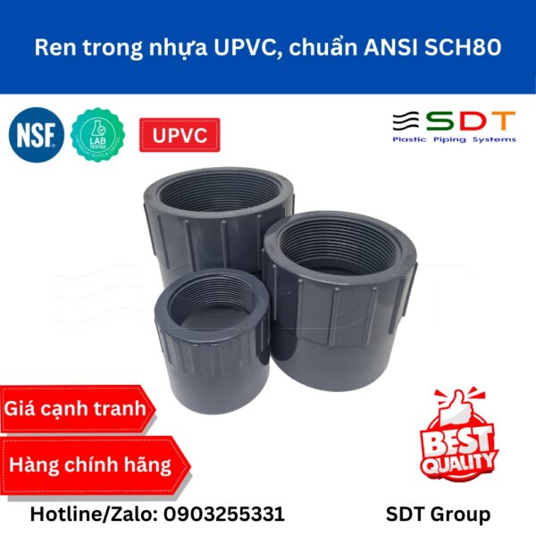 Ren trong nhựa UPVC SCH80 - SHIEYU (DFP)