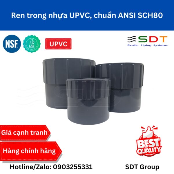 Ren trong nhựa UPVC SCH80 - SHIEYU (DFP)