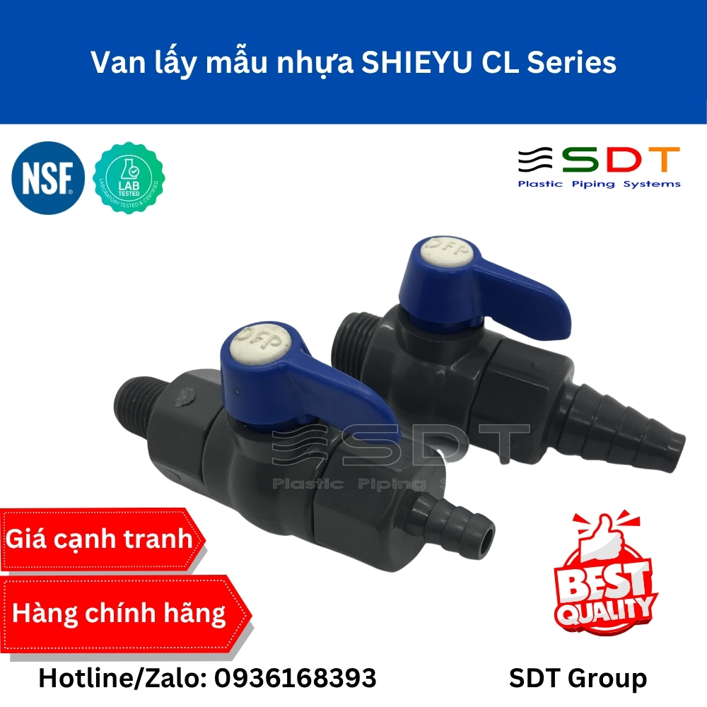 Van lấy mẫu nhựa SHIEYU CL Series Van lấy mẫu nhựa SHIEYU CL Series