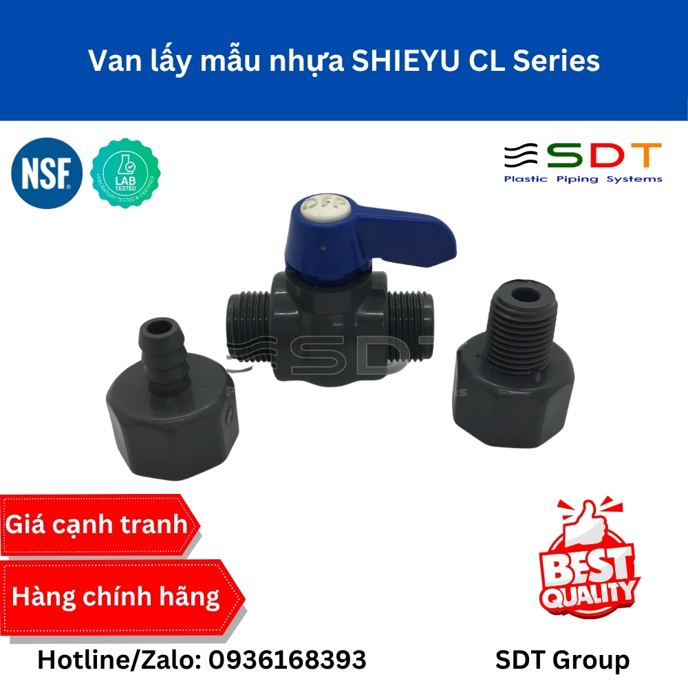 Van lấy mẫu nhựa SHIEYU CL Series Van lấy mẫu nhựa SHIEYU CL Series