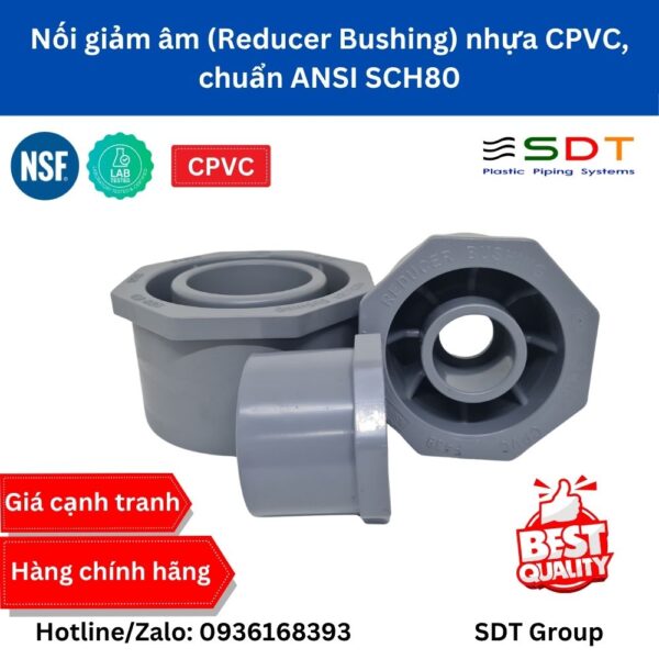 Nối giảm nhựa CPVC SCH80 - SHIEYU (DFP)