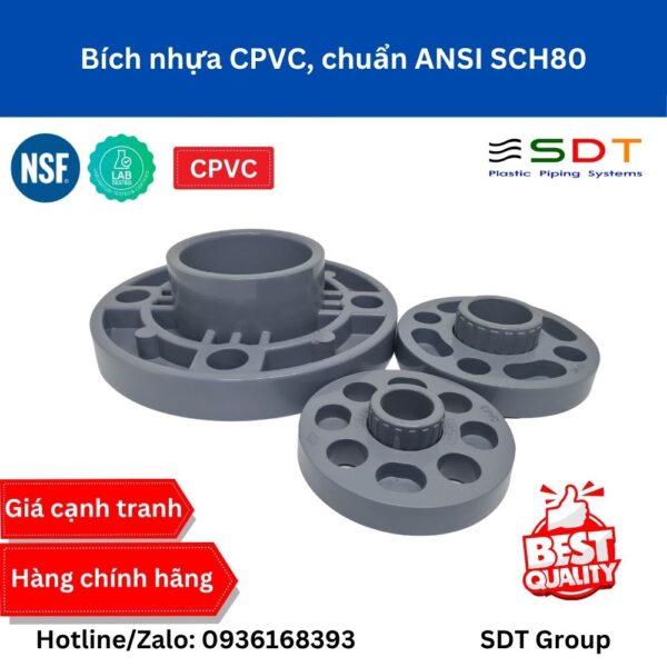 Bích xoay nhựa CPVC ANSI - SHIEYU (DFP)