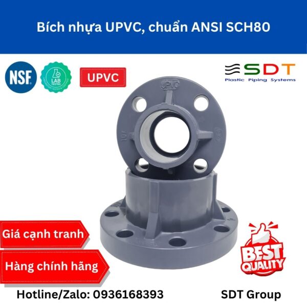 Bích nhựa UPVC chuyển đổi ANSI-JIS - SHIEYU (DFP)