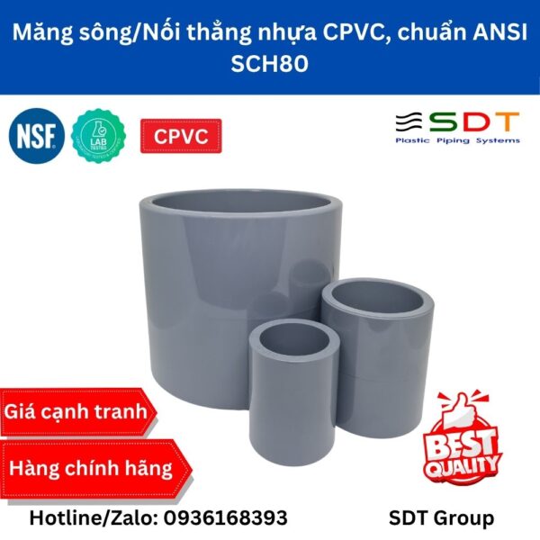 Măng sông nhựa CPVC SCH80 - SHIEYU (DFP)