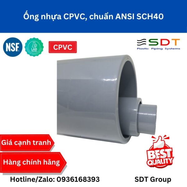 Ống Nhựa CPVC SCH40 - SHIEYU (DFP)