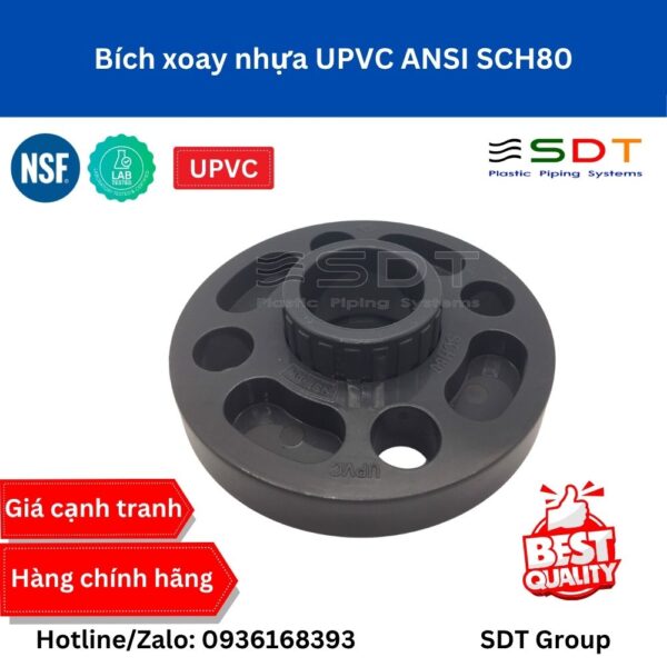 Bích xoay nhựa UPVC SCH80 - SHIEYU (DFP)