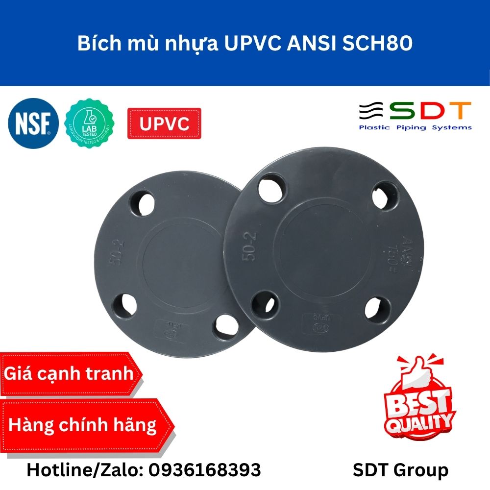 Bích mù nhựa UPVC ANSI - SHIEYU (DFP) Bích mù nhựa UPVC ANSI - SHIEYU (DFP)